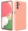 Samsung A04s phone case Soft Flexible Rubber Protective Cover pink liquid silicone