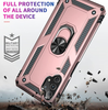 Samsung A04s phone case rose gold ring armor anti drop shockproof rugged protective