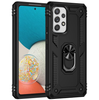 Samsung A23 4G 5G phone case black ring armor anti drop shockproof rugged protective