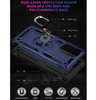 Samsung A23 4G 5G phone case blue ring armor anti drop shockproof rugged protective
