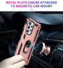 Samsung A53 5G phone case rose gold ring armor anti drop shockproof rugged protective