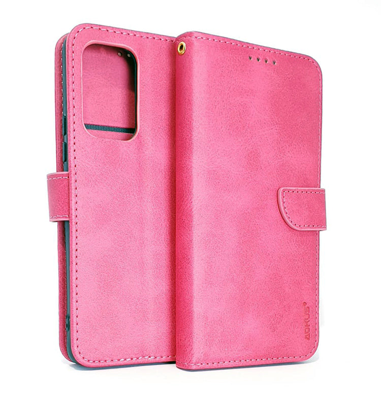 Samsung A53 5G phone case wallet cover flip anti drop anti slip shockproof pink