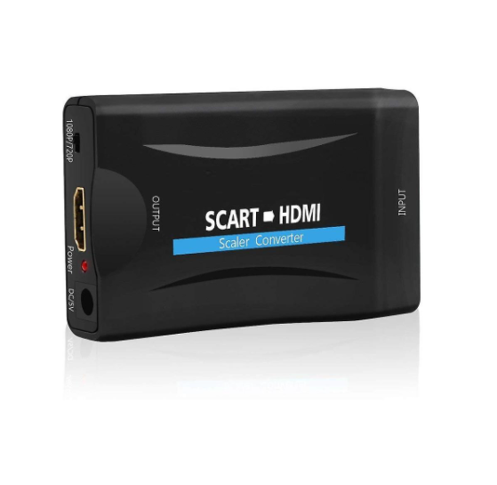 Scart to HDMI adapter converter connect old DVD player, games console and set top box to HDMI TV b