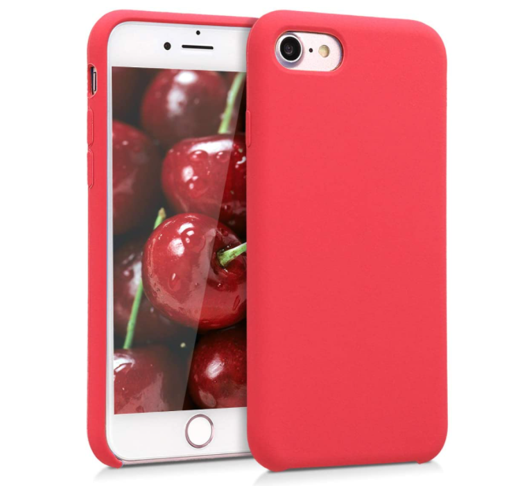 iPhone SE 2022 3rd gen / 7 / 8 / SE (2020) phone case Soft Flexible Rubber Protective Cover red