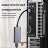 USB 3 to Rj45 Lan Ethernet adapter 1000 Mbps Aluminium compatibility laptop PC  Windows Macbook Android