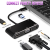 USB C to HDMI hub Multiport Adapter to USB (PD), HDMI 4K, VGA, 3.5mm AUX audio output & USB-C. Android, iPhone 15, iPad 2020-2023, laptops and Macbook