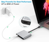 USB C to HDMI Multiport Adapter to USB (3 amp PD power InPut), HDMI 4K and USB-C for Android, iPhone 15, iPad 2020-2023, laptops and Macbooks