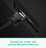 Ugreen DVI male to HDMI female Bi-Directional Data Transfer DVI-I DVI-D