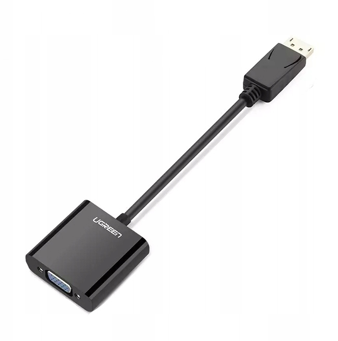 Ugreen DisplayPort to VGA converter adapter Black cable