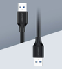 Ugreen USB to USB cable USB 2.0 (male) - USB 2.0 (male) cable 1.5 m black