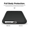 iPhone 11 Phone case. Soft, flexible liquid silicone protective cover. Black