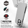 iPhone 12 / 12 Pro phone case anti drop anti slip shockproof rugged dotted Rose gold