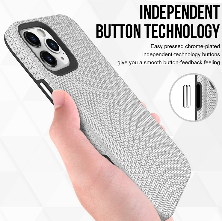 iPhone 12 / 12 Pro phone case anti drop anti slip shockproof rugged dotted red