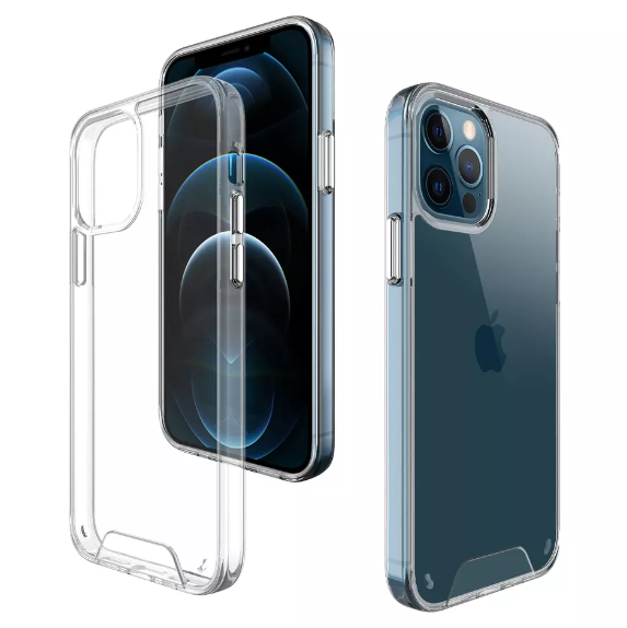 iPhone 12 / 12 pro phone case clear hard anti drop anti slip shockproof rugged