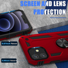 iPhone 12 mini phone case Ring Armor Case red