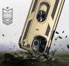 iPhone 13 Pro phone case gold ring armor anti drop shockproof rugged protective