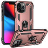 iPhone 13 Pro phone case rose gold ring armor anti drop shockproof rugged protective
