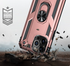 iPhone 13 Pro phone case rose gold ring armor anti drop shockproof rugged protective