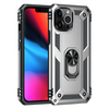 iPhone 13 Pro phone case silver ring armor anti drop shockproof rugged protective