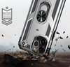 iPhone 13 Pro phone case silver ring armor anti drop shockproof rugged protective