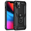 iPhone 13 & iPhone 14 Case. black ring armor anti drop shockproof rugged protective cover