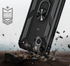 iPhone 13 & iPhone 14 Case. black ring armor anti drop shockproof rugged protective cover