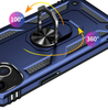 iPhone 13 & iPhone 14 Case. blue ring armor anti drop shockproof rugged protective