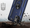 iPhone 13 & iPhone 14 Case. blue ring armor anti drop shockproof rugged protective