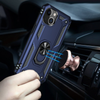 iPhone 13 & iPhone 14 Case. blue ring armor anti drop shockproof rugged protective