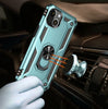 iPhone 13 & iPhone 14 Case. green ring armor anti drop shockproof rugged protective
