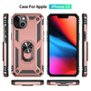 iPhone 13 & iPhone 14 Case. rose gold ring armor anti drop shockproof rugged protective