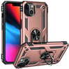 iPhone 13 & iPhone 14 Case. rose gold ring armor anti drop shockproof rugged protective