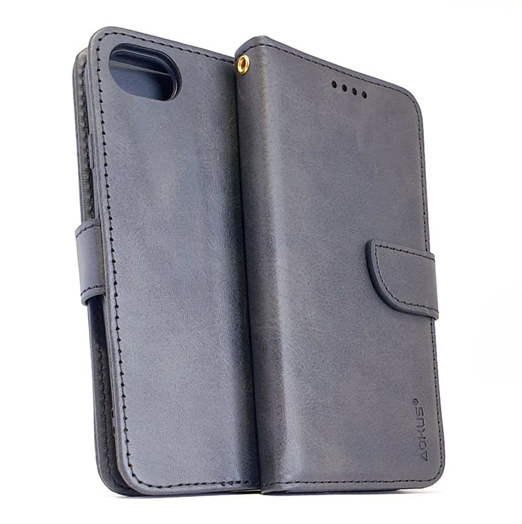 iPhone SE 2022 3rd gen /7/8/SE 2020 phone case wallet cover flip anti drop anti slip shockproof black