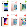 iPhone SE 2022 3rd gen / 7 / 8 / SE (2020) phone case Soft Flexible Rubber Protective Cover red