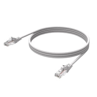 1m CAT6 Cable. RJ-45 (M) to RJ-45 (M). 250 MHz. PVC jacket. 24 AWG White. Vision