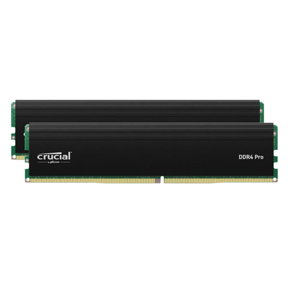 Crucial, DDR4, 64GB, 2 x 32GB, Computer RAM Memory, DIMM 288 pin, 3200 MHz, PC4, 25600, CL22, 1.2 V, unbuffered