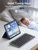 UGREEN Bluetooth Wireless Keyboard Multi Device Easy Switch Portable Mini Keyboard 500 Day Battery Silent Typing Ergonomic Keys QWERTY UK Layout BT5.3 2.4G