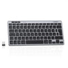 UGREEN Bluetooth Wireless Keyboard Multi Device Easy Switch Portable Mini Keyboard 500 Day Battery Silent Typing Ergonomic Keys QWERTY UK Layout BT5.3 2.4G
