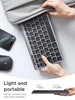 UGREEN Bluetooth Wireless Keyboard Multi Device Easy Switch Portable Mini Keyboard 500 Day Battery Silent Typing Ergonomic Keys QWERTY UK Layout BT5.3 2.4G