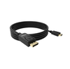 4K DisplayPort DP1.3 to HDMI 2.0 cable 1m. Black. Vision.