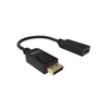 4K DisplayPort DP 1.3 to HDMI adapter cable. 4K. 60Hz. Black, 22cm. Professional Installation grade. VISION