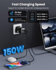 UGREEN 150W USB C Charger 3 Port Fast Charger GaN III Compact Wall Plug 100W Laptop Charger for MacBook Pro Air Dell iPad iPhone 16 Pro 15 Galaxy S24 Pixel 9