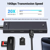 UGREEN 10Gbps USB C Hub, Splitter with 4 USB-C Ports, 30CM Cable, USB 3.2 Hub Multiport Adapter Compatible with MacBook Pro, MacBook Air, iPad Pro, iPad Mini 6 and iPhone 15, Plug and Play