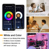 Smart Bulb E27 9W 806LM RGB 2700K-6500K Multi-coloured Dimmable WiFi Light Bulbs, Smart Life App Control, Compatible with Alexa Google Home, 2 Pack