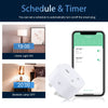 Smart Plug with Energy Monitoring, 2,4GHz WiFi, SmartLife APP Wireless Remote Control, Timer Function, Supports Alexa, Google Home, 13A. 2 Pack