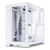 Lian Li O11D EVO White PC Case – Modular Mid-Tower, 3 GPU Mounting Options, High Airflow, Water Cooling Ready, Dual-Chamber Cable Management
