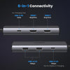 UGREEN Revodok 206 USB C Docking Station (6-in-1), Dual 4K@60Hz, Single 8K@30Hz, 100W PD, 3x 5Gbps USB Data Ports, Dock for Thinkpad, HP, Dell, More