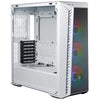 Cooler Master MasterBox 520 Mesh White PC Case – 3 ARGB Fans, USB-C, E-ATX Support, 360mm Radiator Ready, Tempered Glass Side Panel
