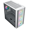 Cooler Master MasterBox 600 White E-ATX PC Case – 4 ARGB Fans, USB-C, Back-Connect Ready, 420mm Radiator Support, Tempered Glass