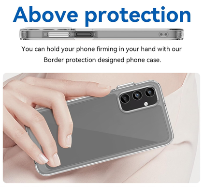 A15 4G / 5G Samsung phone case clear hard anti drop anti slip shockproof rugged
